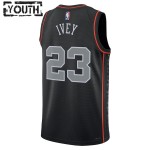 Detroit Pistons Trikot Jaden Ivey Nike 2023-24 City Edition Schwarz Swingman - Kinder